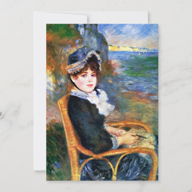 Carte Renoir - En bord de mer (Devant)