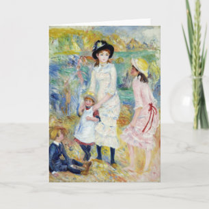 Carte Renoir - Enfants en bord de mer, Guernesey