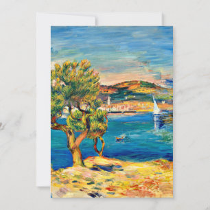 Carte Renoir - L'Estaque, peinture de paysage d'art