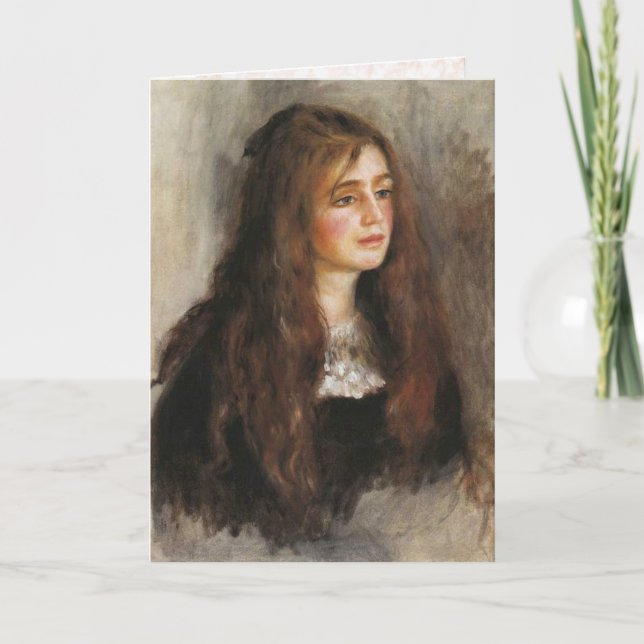 Carte Renoir "portrait de Julie Manet " (Devant)