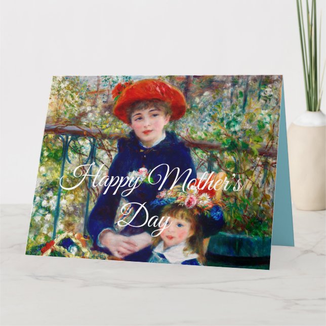 Carte Renoir’s Mother and Child (Devant)