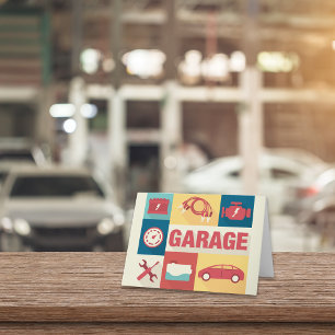 Carte Réparateur automobile professionnel Iconic Conçu