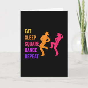 Carte Répeat de danse square