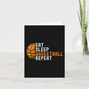 Carte Répéter le basketball du sommeil