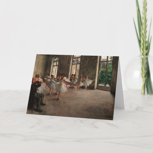 Carte Répétition de ballet - Edgar Degas - 1873 (Devant)