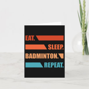 Carte Répétition du badminton d'Eat Slepp