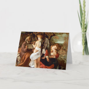 Carte Repos sur le vol en l'Egypte par Caravaggio