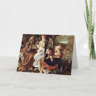 Carte Repos sur le vol vers l'Egypte par Michaël Angelo