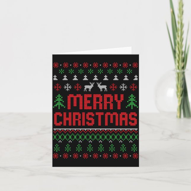 Carte Représentation de Joyeux Noël (Devant)
