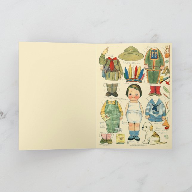 Carte Reproduction d'art amérindien adorable (Intérieur)