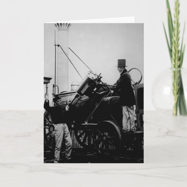 Carte Reproduction de Rocket de Stephenson, 1929 (Devant)