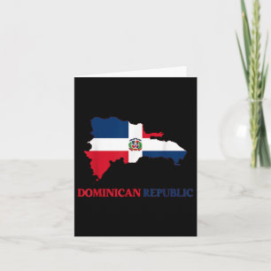 Carte République Dominicaine Drapeau Voyage Souvenir dom