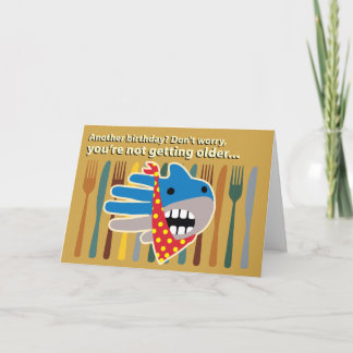 Carte Requin à bouche ouverte