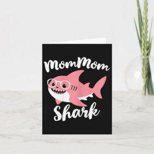 Carte Requin Mommom Fête des Mères Grand-mère Drôle de M