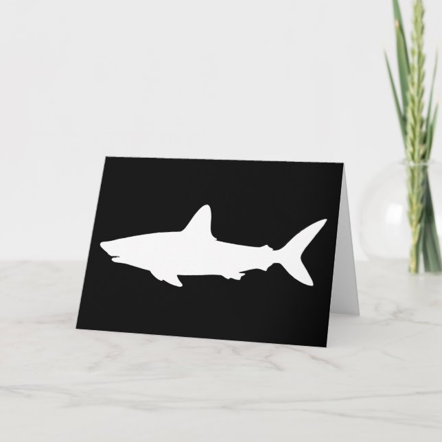Carte Requin nageant (Devant)