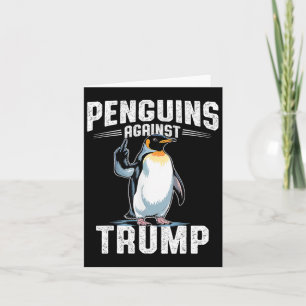 Carte Résister aux pingouins contre Trump - Faire de l'i