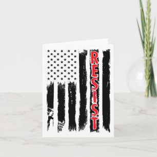 Carte Résister aux Tee - shirts de Trump - Résistance am
