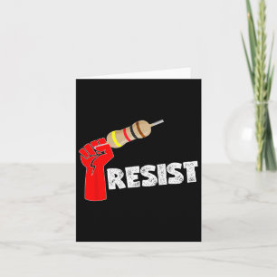 Carte Résister Résistance Humour graphique électronique