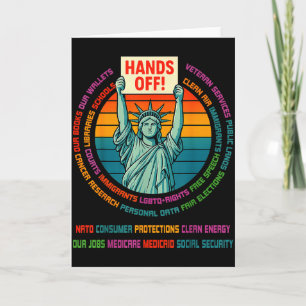 Carte Résister Résistance Usa Statue De La Liberté Lâche