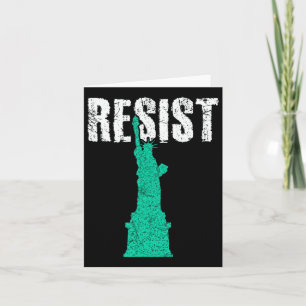 Carte Résister Statue De La Liberté 1