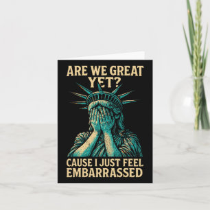Carte Résistez À Statue De La Liberté Sommes-Nous Grands