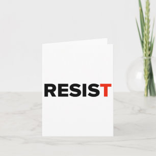 Carte Résistez. Anti Trump #résistance 1