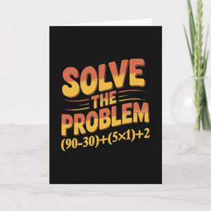 Carte Résoudre le problème 67 Prof de maths Mathématique