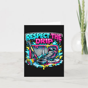 Carte Respecter la crème glacée de hockey Drip Youth N