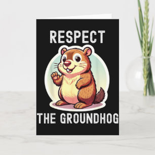 Carte Respecter le chuchoteur de marmotte humour drôle v