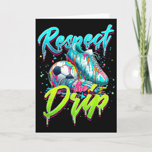 Carte Respecter le goutte à goutte Soccer Glace Goutte à