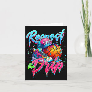Carte Respectez La Déchets De Basketball Glace Cream Dri