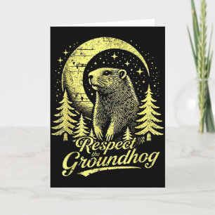 Carte Respectez la marmotte - Drôle de jour de la marmot