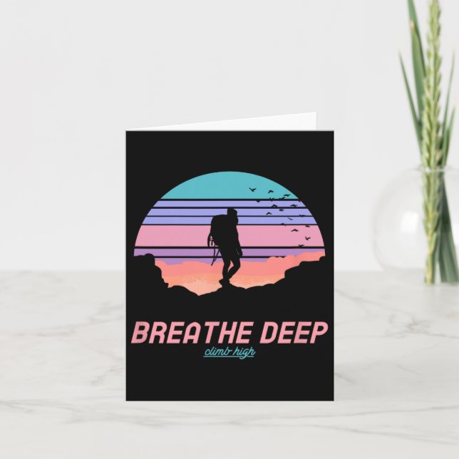 Carte Respirer Deep Climat High - Randonnée (Devant)