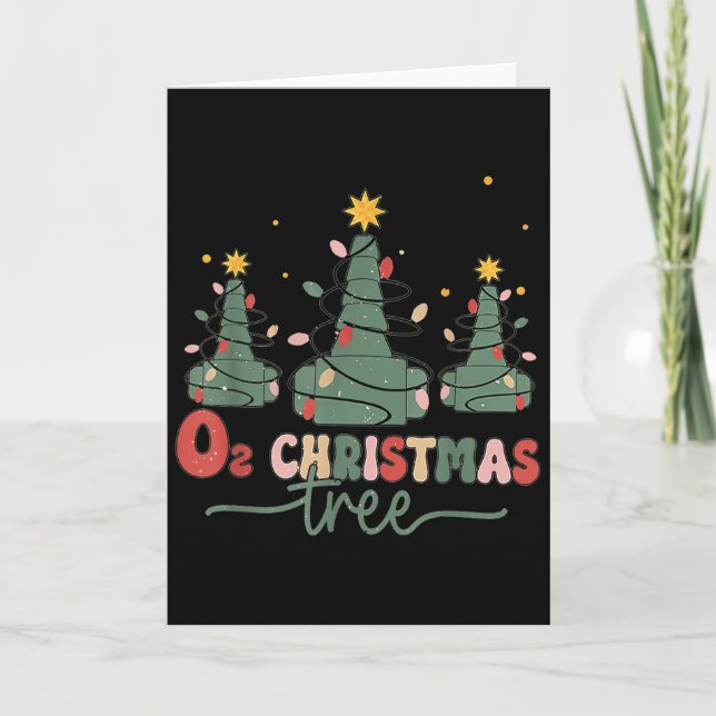 Carte Resratory Therast Christmas Retro Oh Christmas Tre (Devant)