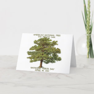 CARTE RESSORTISSANT DE JOURNÉE DE L'ARBRE