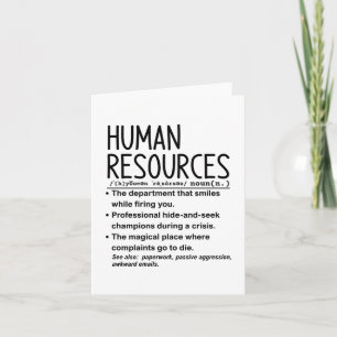 Carte Ressources humaines