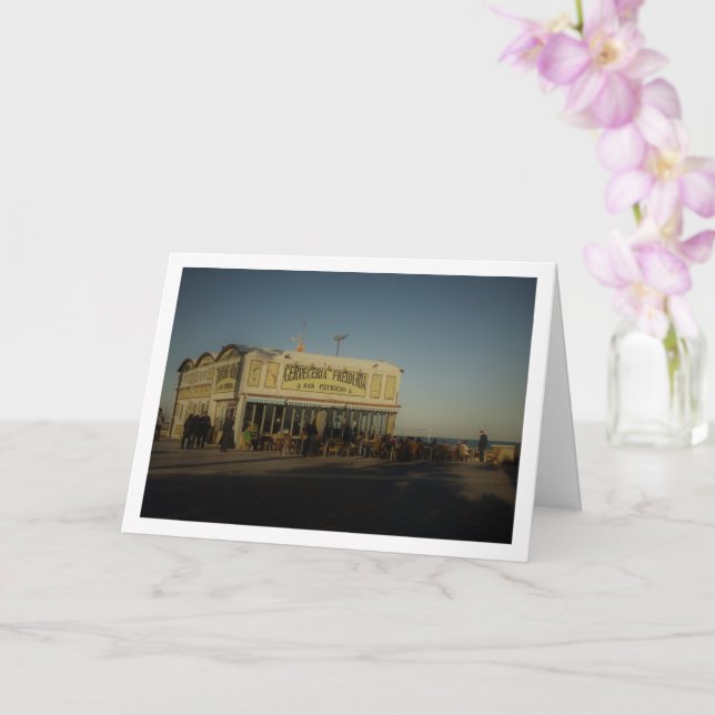 Carte Restaurant à la Playa de la Malvarrosa de Valencia (Orchidée)