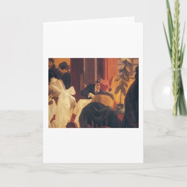 Carte Restaurant New York - Edward Hopper (Devant)