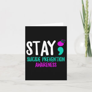 Carte Restez à la prévention du suicide Semicolon Santé