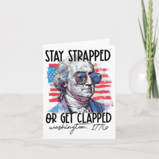 Carte Restez Armés Ou Prenez Une Raclée George Washingto