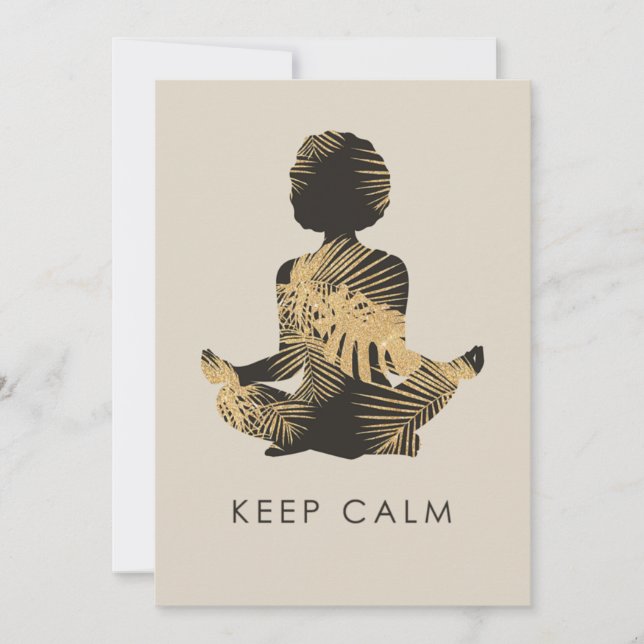 Carte Restez calme (Devant)