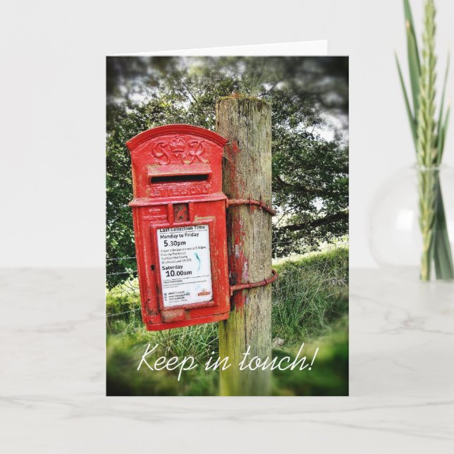 Carte Restez en contact ! (Devant)