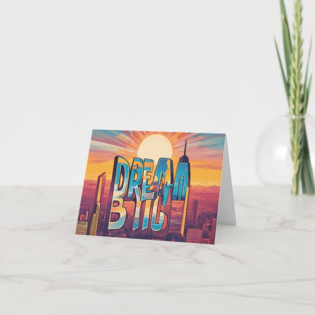Carte Restez inspiré - Motivation et mise à niveau (Devant)