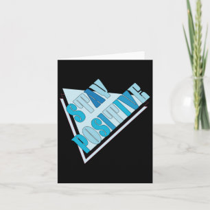 Carte Restez Positif Sticker #1218