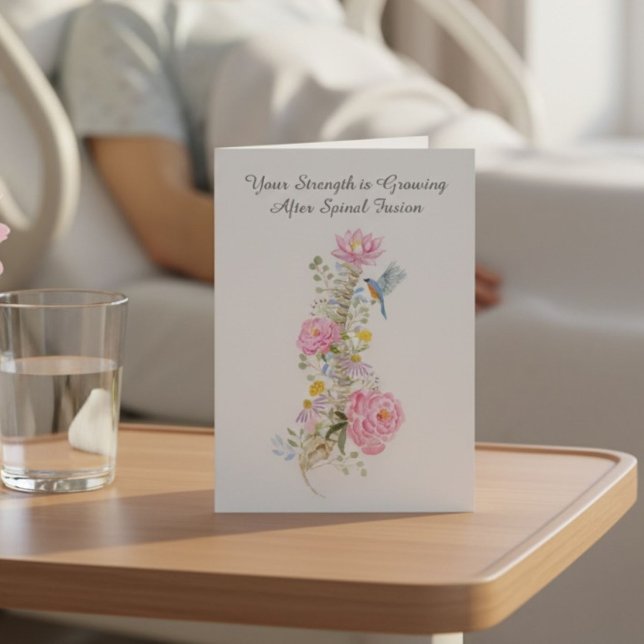 Carte Rétablissement de la fusion spinale Fleur de dos a (Créateur téléchargé)