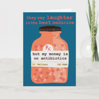 Rétablissez-vous vite Rire vs Antibiotiques PERSON