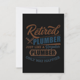 Carte Retired Plumber