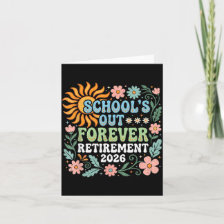 Carte Retired Teacher 2026 Retired Life Teacher