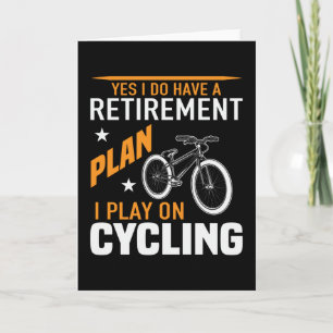 Carte Retirement Plan Cycling Bicycle Bike