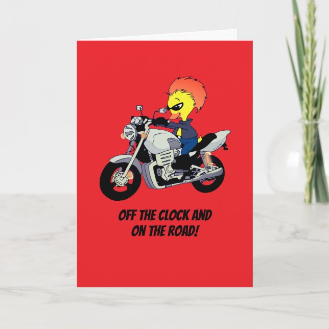 Carte Retirement Ride for Rebel Duck   (Devant)